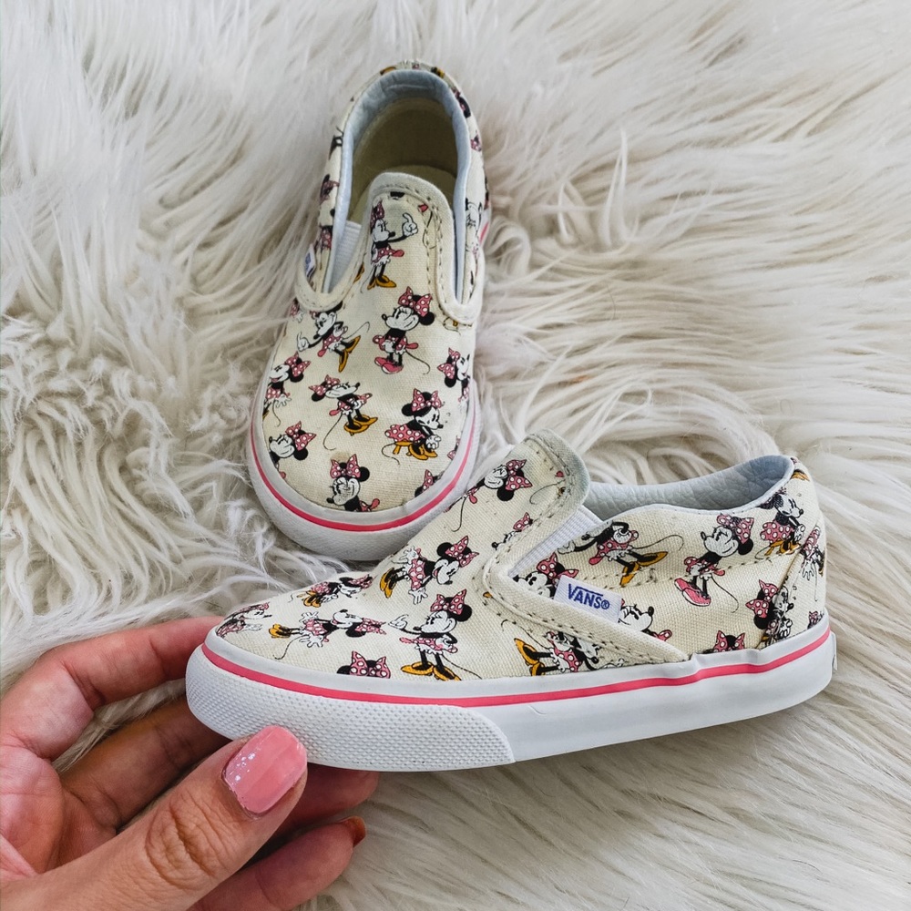Toddler girls size 7 Disney Minnie Mouse Vans